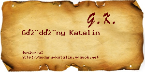Gödény Katalin névjegykártya